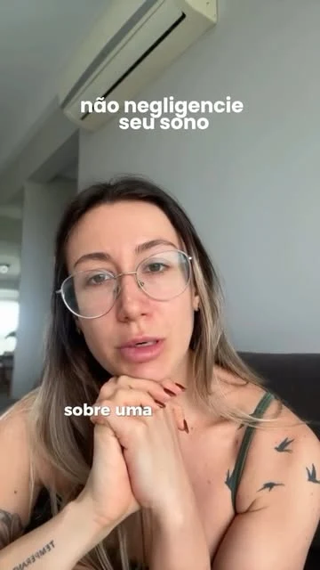 Mariana fala sobre a importância de não negligenciar o sono.